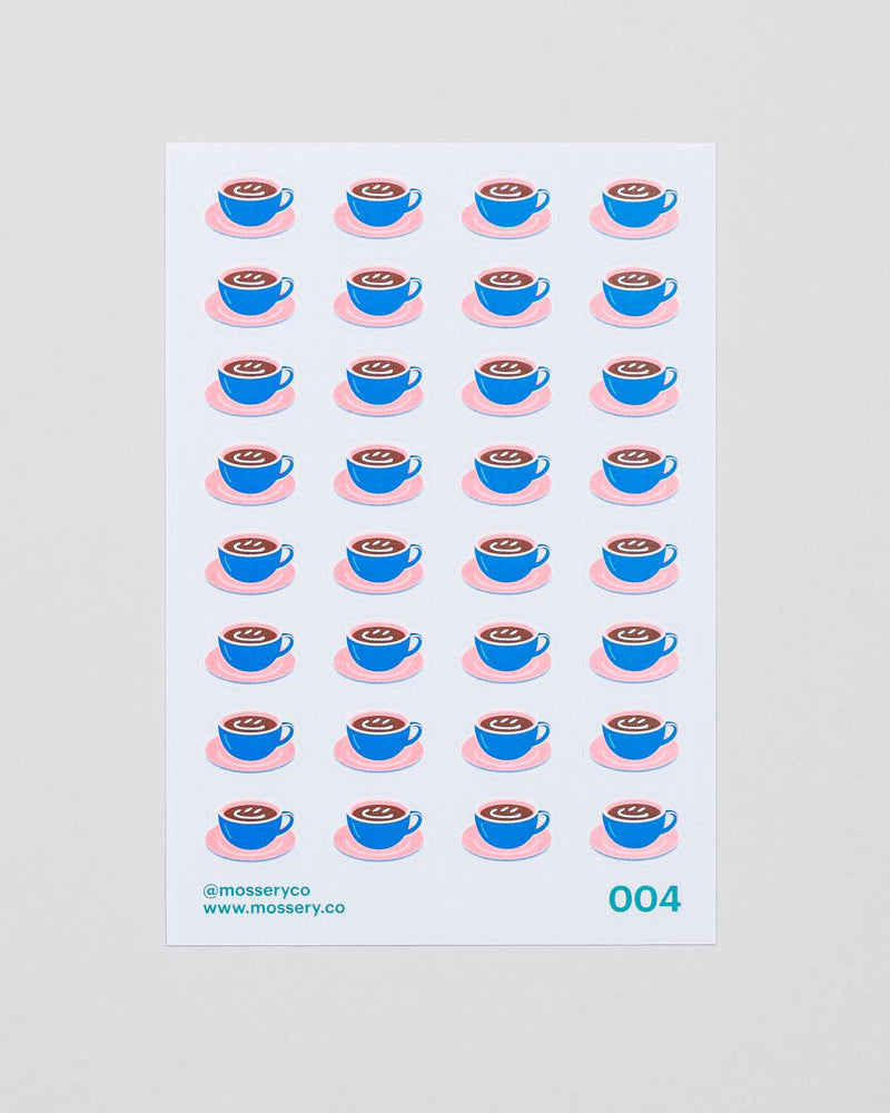 Mossery Stickers- Coffee