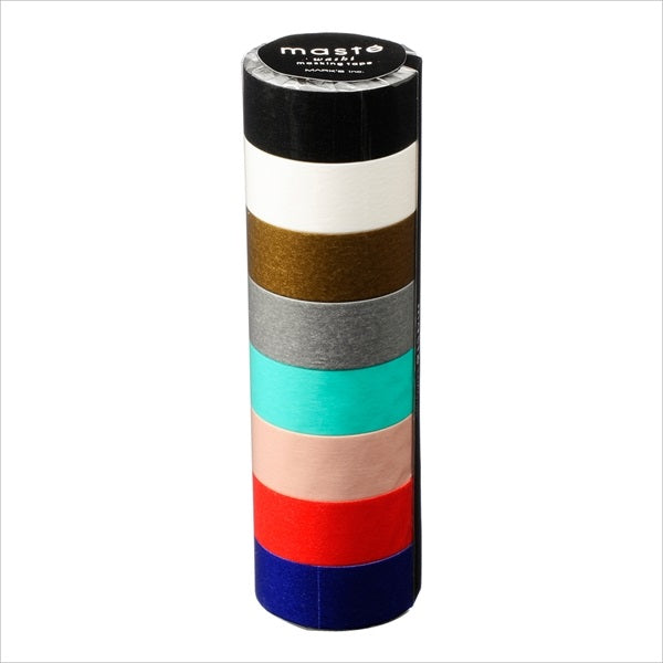 Masté Masking Tape - Colour Mix (Set of 8)