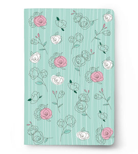 THE PASTEL MINT ROSES: ALL-PURPOSE NOTEBOOK (A5/100GSM)