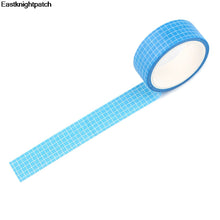 Load image into Gallery viewer, Light Blue Grid Washi Tape
