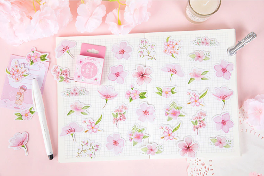 Almond Blossom Stickers