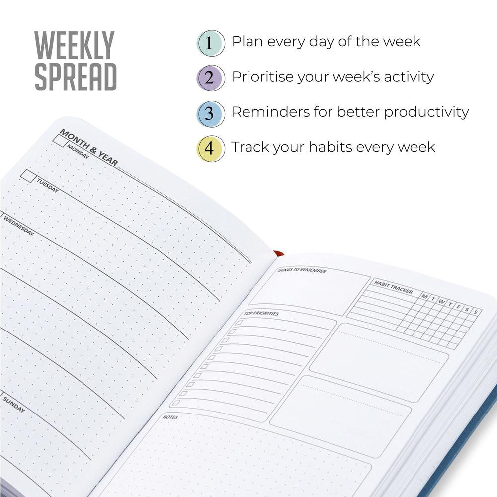 LIFE PLANNER: UNDATED, 12 MONTHS (BLUE)