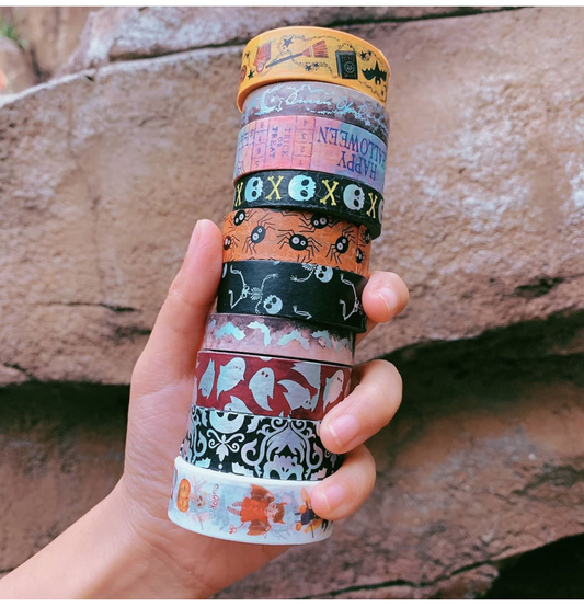10 piece Trick or Treat Washi Tape set
