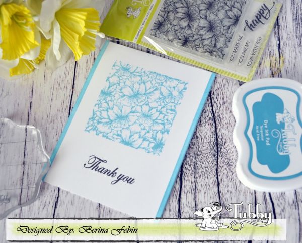 Floral Background Clear Stamp
