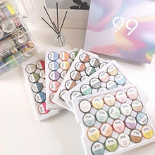 Load image into Gallery viewer, 100 Piece Misty Rainbow Washi Tape Set

