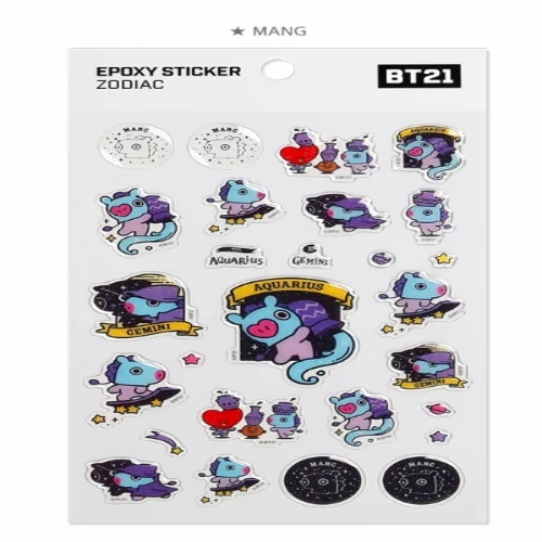 BT21 OFFICIAL EPOXY STICKER - ZODIAC