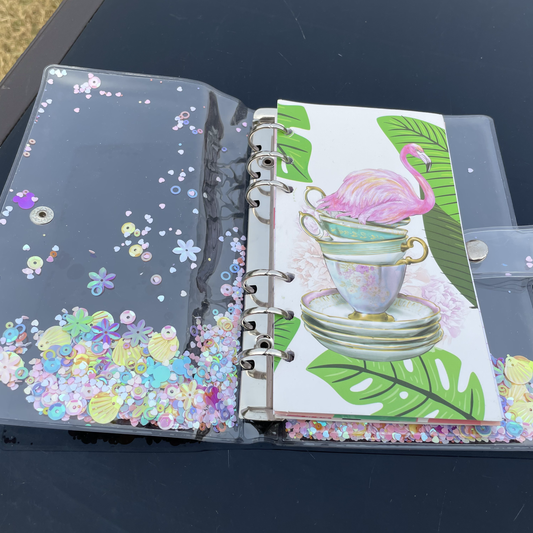 Flamingo Transparent Ring Binder