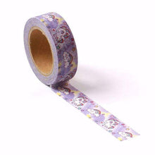 Load image into Gallery viewer, Rainbow Kawaii Unicorn Washi Tape
