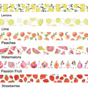 Kawaii Fruits Washi Tape