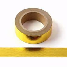 Load image into Gallery viewer, Solid Gold Foil Washi Tape
