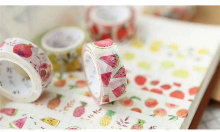 Kawaii Fruits Washi Tape