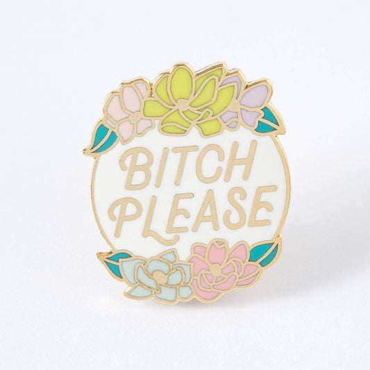 B Please Enamel Pin