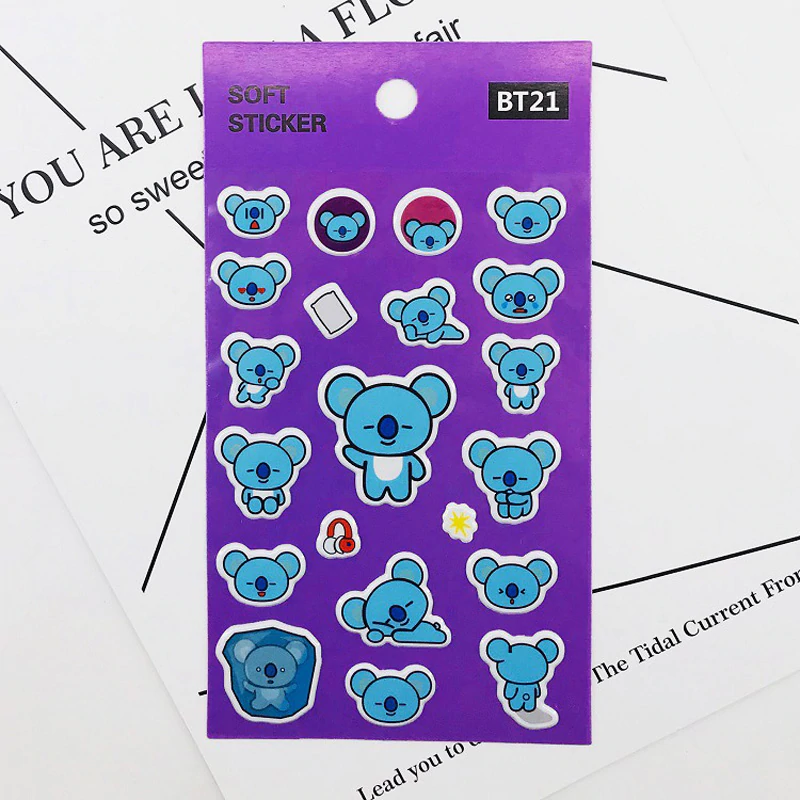 BT21 Soft Sticker