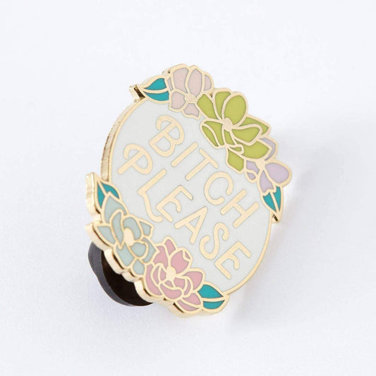 B Please Enamel Pin