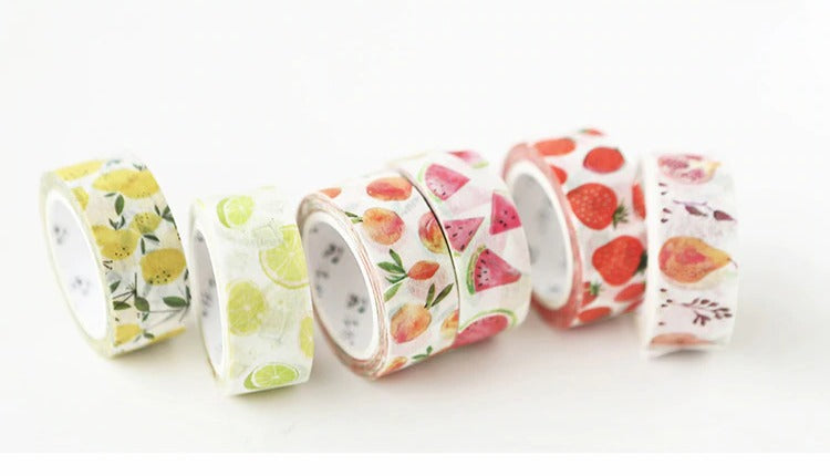 Kawaii Fruits Washi Tape