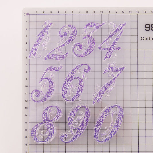 Numbers Clear Stamp