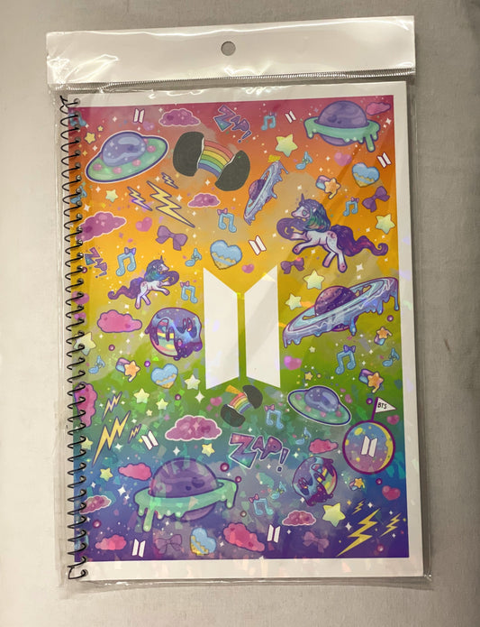 BTS BT21 Holographic Notebook