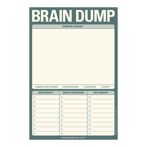 Knock Knock Brain Dump Pad
