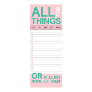 Knock Knock All The Things Make-a-List Pad