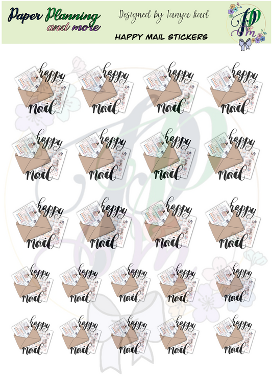 Happy Mail Sticker Sheet