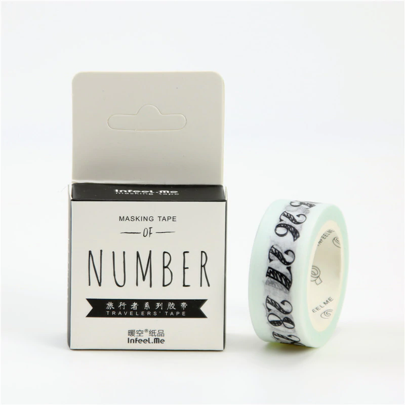 Number Washi Tape