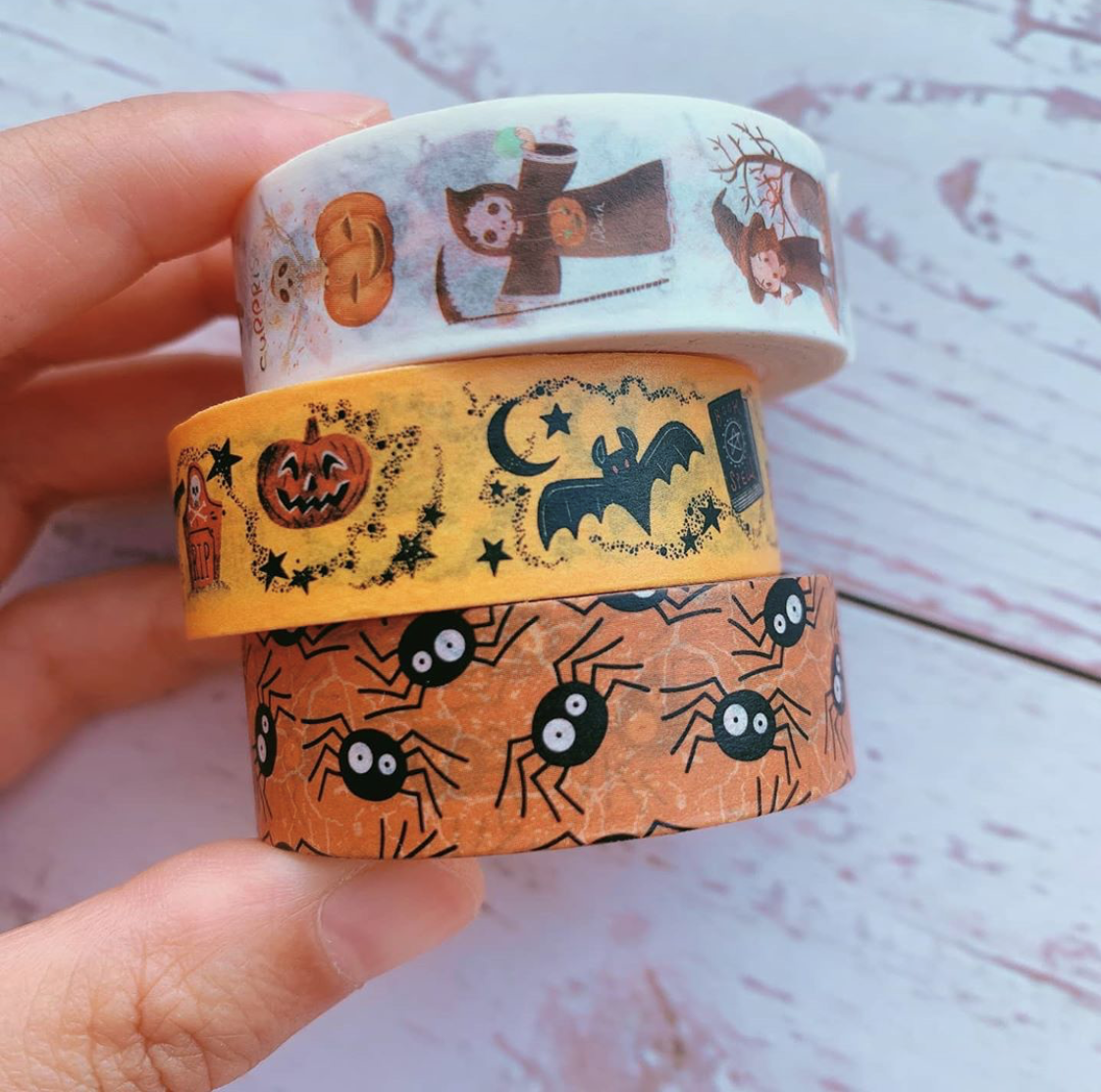 10 piece Trick or Treat Washi Tape set