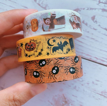 Load image into Gallery viewer, 10 piece Trick or Treat Washi Tape set
