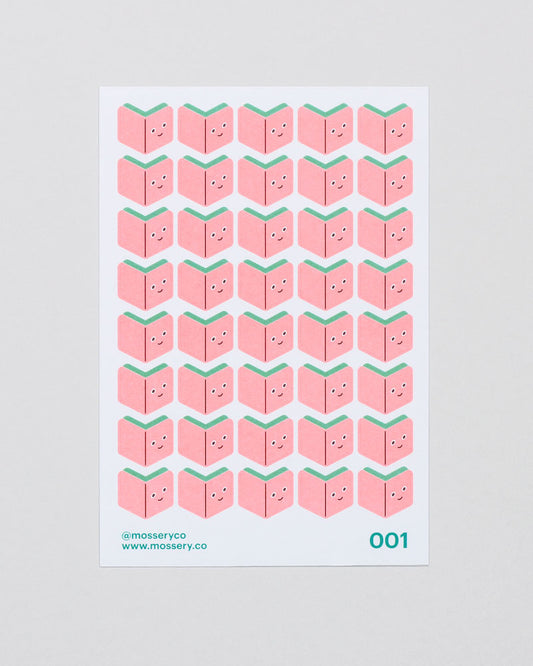 Mossery Stickers- Books