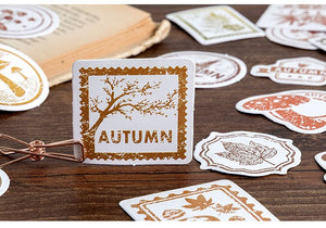 Autumn Mail Sticker Box