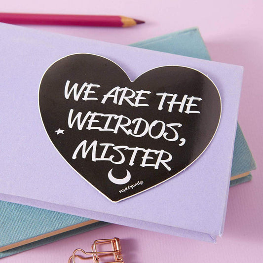 We Are The Weirdos Die Cut Vinyl Sticker