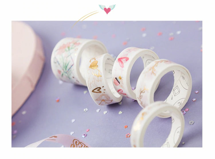 20 Pcs Vintage Girl Washi Tape Set