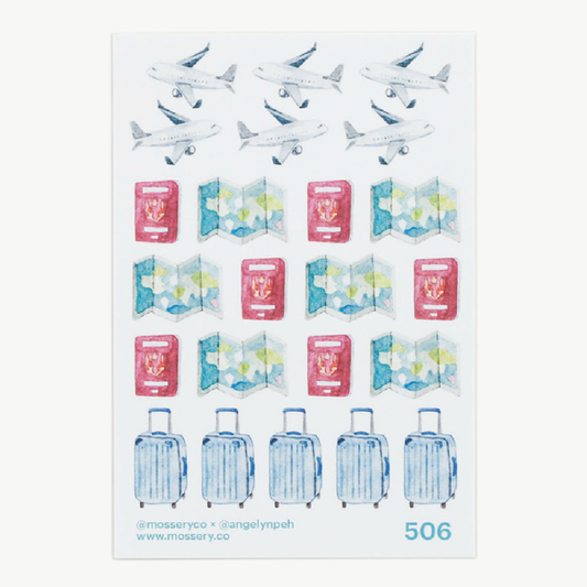 Mossery: Artist Series Stickers- Travel