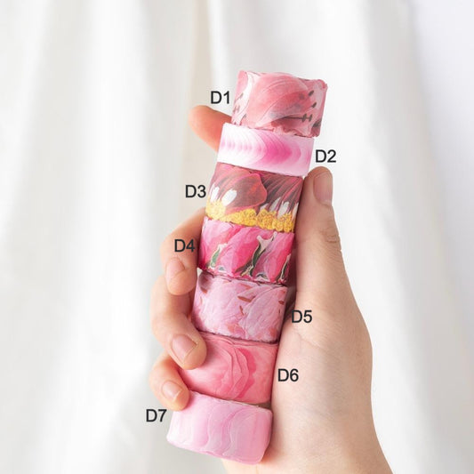 Pink Piquant Washi Flower Petal Set