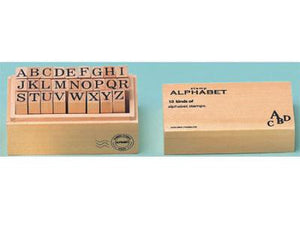 Wood Box Alphabet Stamp (120mm)