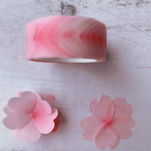 Pink Piquant Washi Flower Petal Set