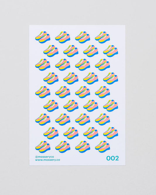 Mossery Stickers- Running Shoes