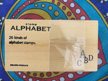 Load image into Gallery viewer, Wood Box Alphabet Stamp (120mm)
