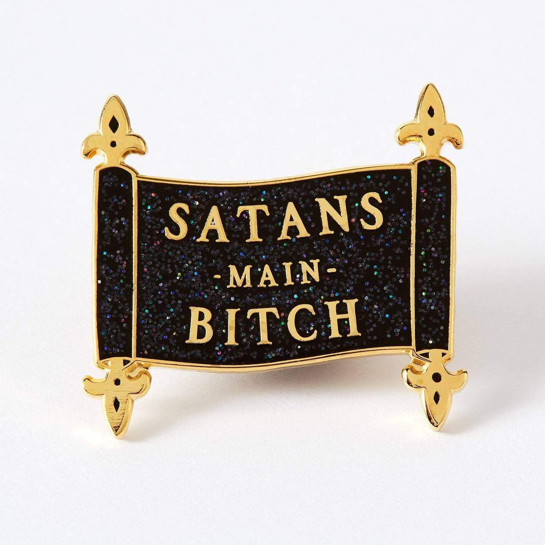 Satan's Main B Enamel Pin