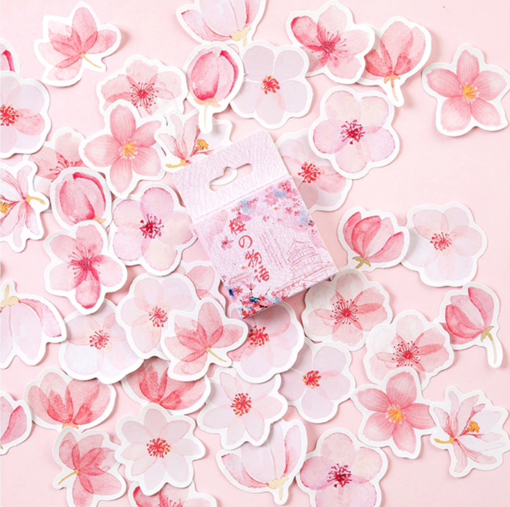 Cherry Blossom Paper Stickers