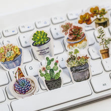Load image into Gallery viewer, 50 Piece Succulents Delight Planner Stickers
