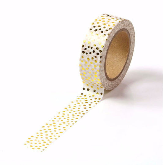 Gold Foiled Patterned Washi Tape