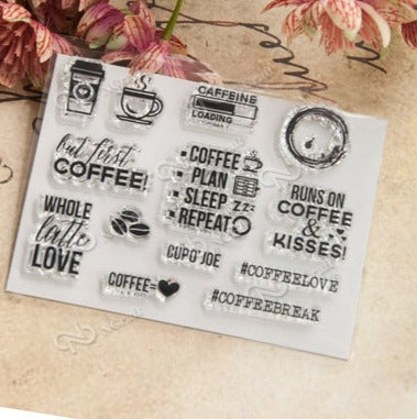 Coffee Love Clear Stamp