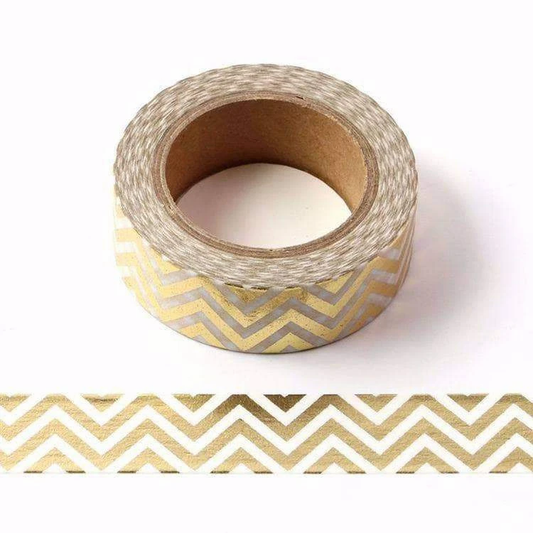 Zig Zag Foil Washi Tape