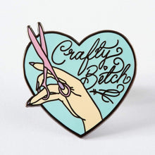 Load image into Gallery viewer, Crafty Bitch Enamel Pin

