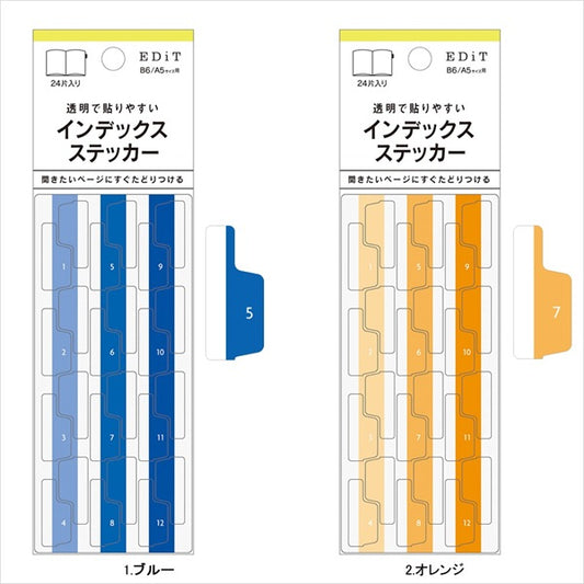 Monthly Index Sticker