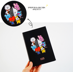 BTS BT21 OFFICIAL HOLOGRAM NOTE