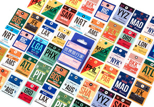 World Travel Sticker Box