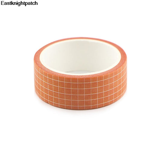 Orange Grid Washi Tape