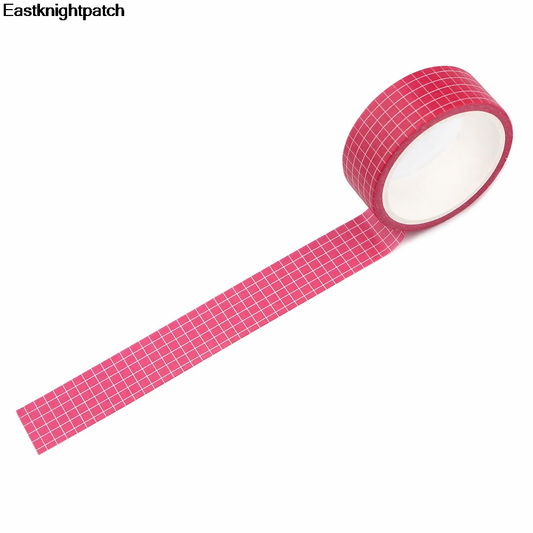 Magenta Grid Washi Tape