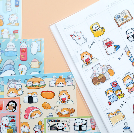 Koniwa Original Animal Stickers